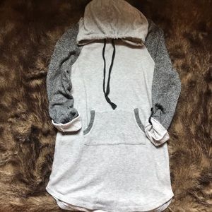 Tunic style sweatshirt